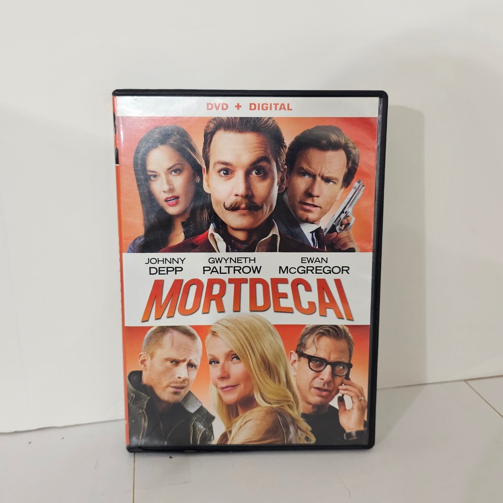 Mortdecai DVD Johnny Depp Gwyneth Paltrow Ewan McGregor Comedy Movie Lionsgate